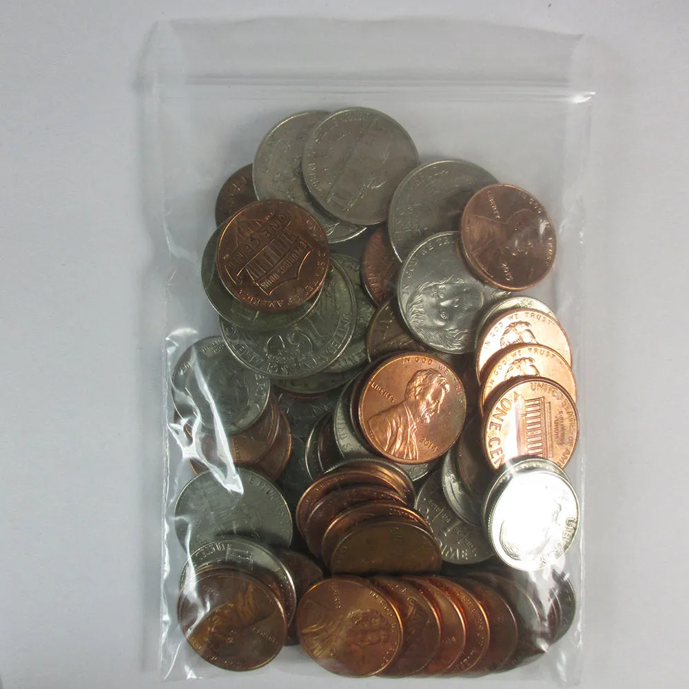 100 Baggies W 3" X 4" H Small Reclosable Clear Plastic Poly Bags 2.5ml