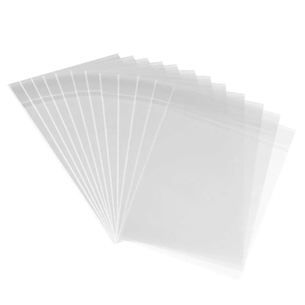 100 Clear Poly Bags 3MIL 7"x5" Reclosable Heavy Duty Plastic Small Zipper Baggie