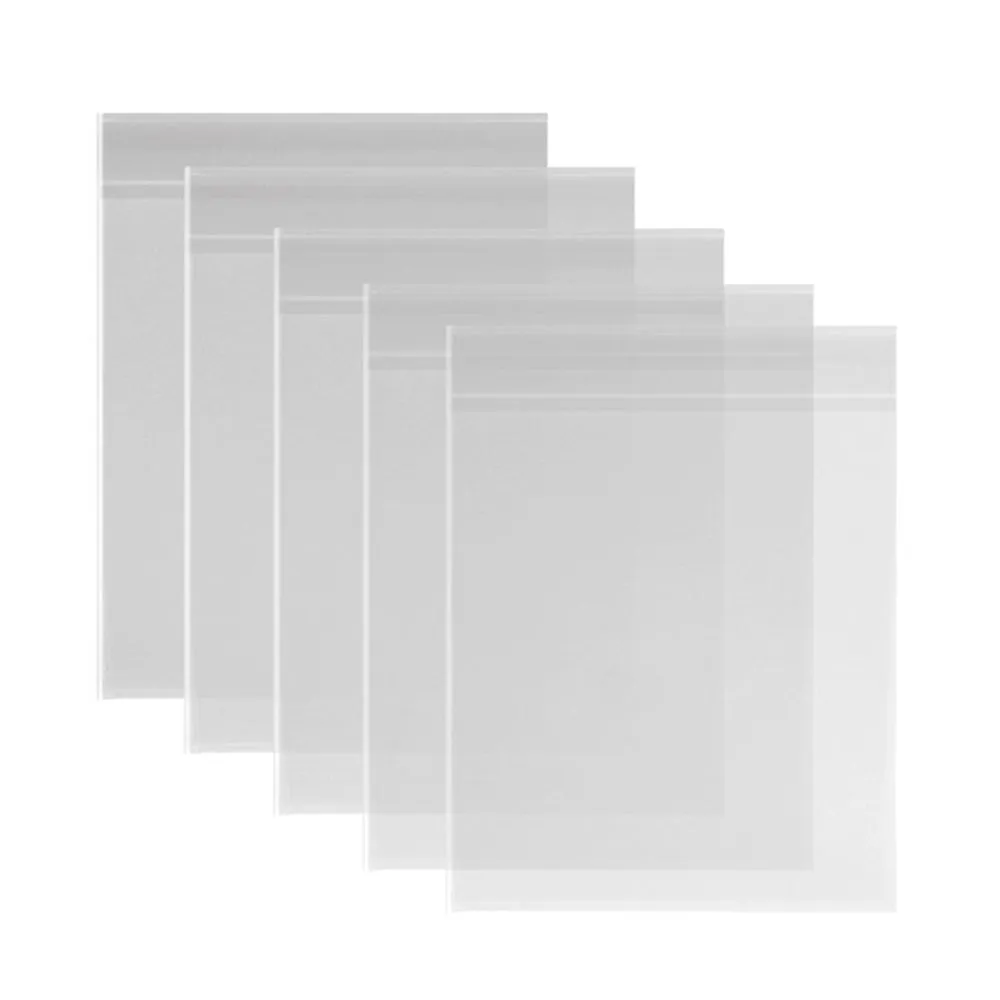 100 Clear Poly Bags 3MIL 7"x5" Reclosable Heavy Duty Plastic Small Zipper Baggie