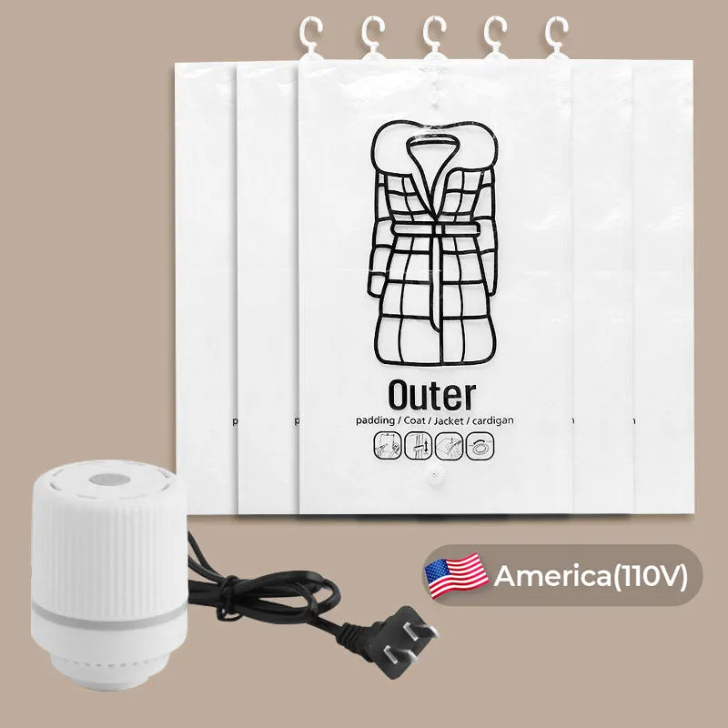 Hanging Vacuum Storage Bags